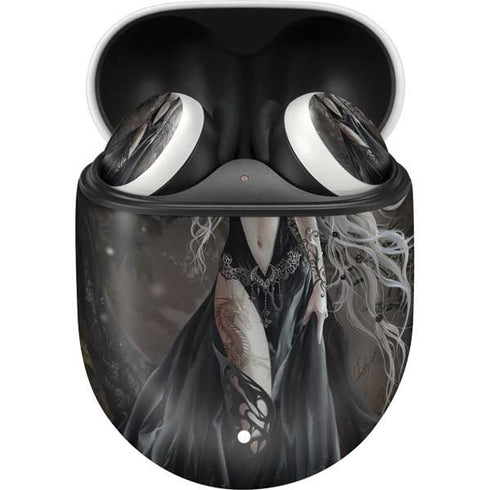 Gothic Princess with Silver Dragon by Nene Thomas Google Pixel Buds Skin